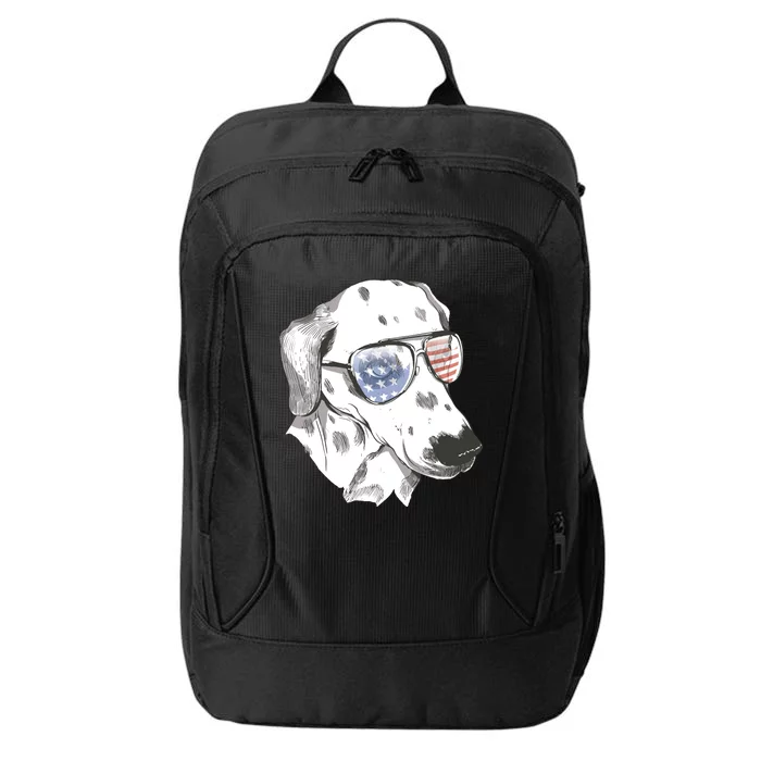 Independence Day Dalmatian Dog City Backpack