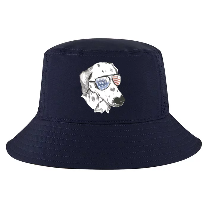 Independence Day Dalmatian Dog Cool Comfort Performance Bucket Hat