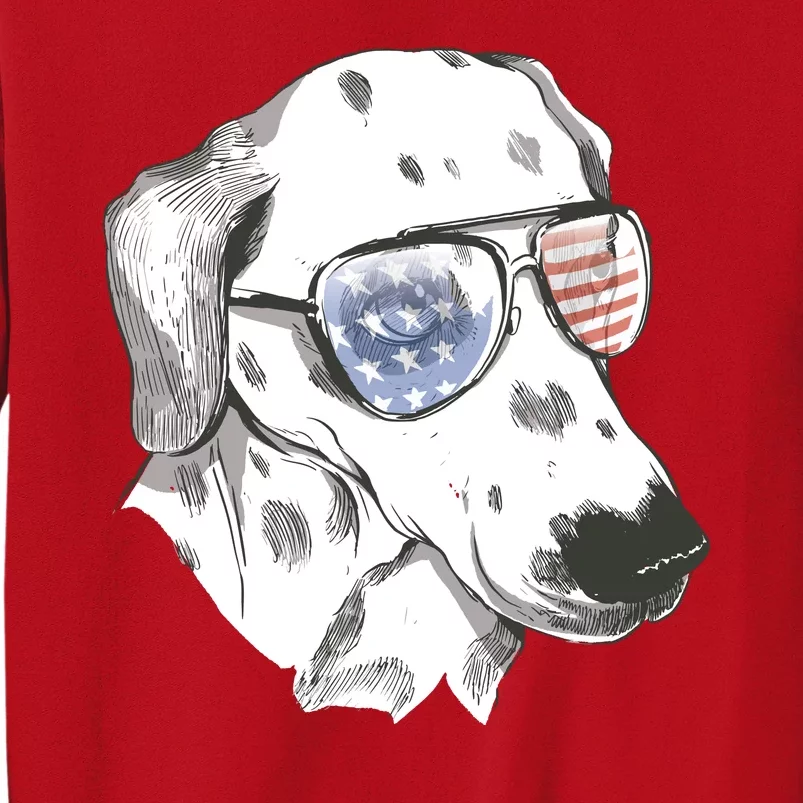 Independence Day Dalmatian Dog Sweatshirt