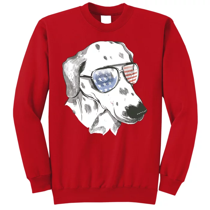 Independence Day Dalmatian Dog Sweatshirt