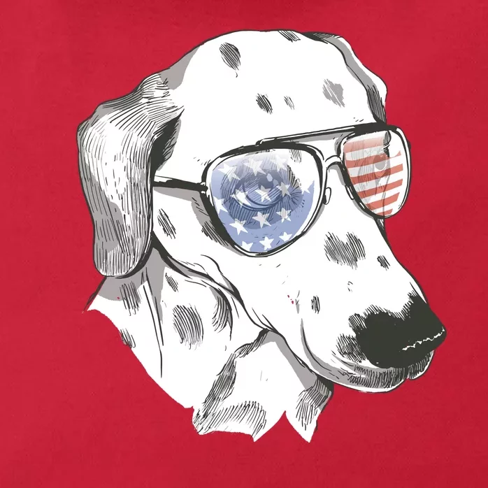 Independence Day Dalmatian Dog Zip Tote Bag