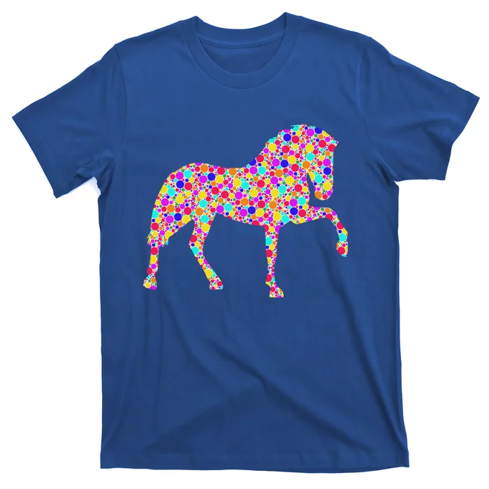 International Dot Day Colorful Dotted Horse Cute Gift T-Shirt