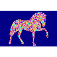 International Dot Day Colorful Dotted Horse Cute Gift Bumper Sticker