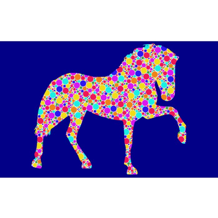 International Dot Day Colorful Dotted Horse Cute Gift Bumper Sticker