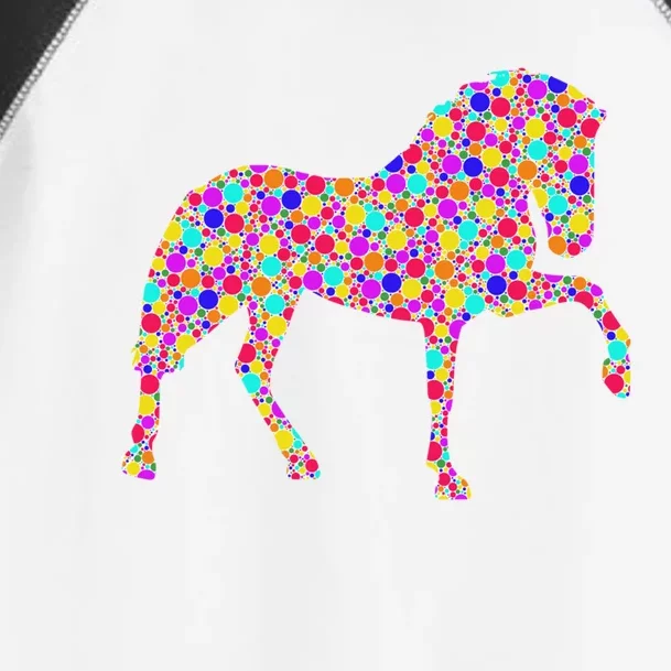 International Dot Day Colorful Dotted Horse Cute Gift Toddler Fine Jersey T-Shirt