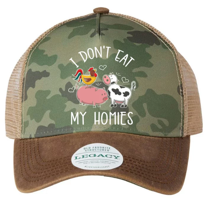 I Dont Eat My Homies Gift Legacy Tie Dye Trucker Hat