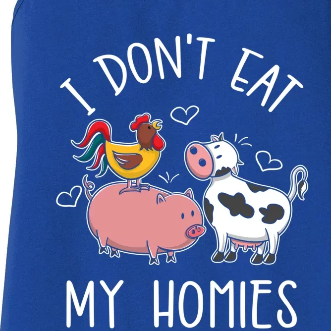 I Dont Eat My Homies Gift Women's Racerback Tank