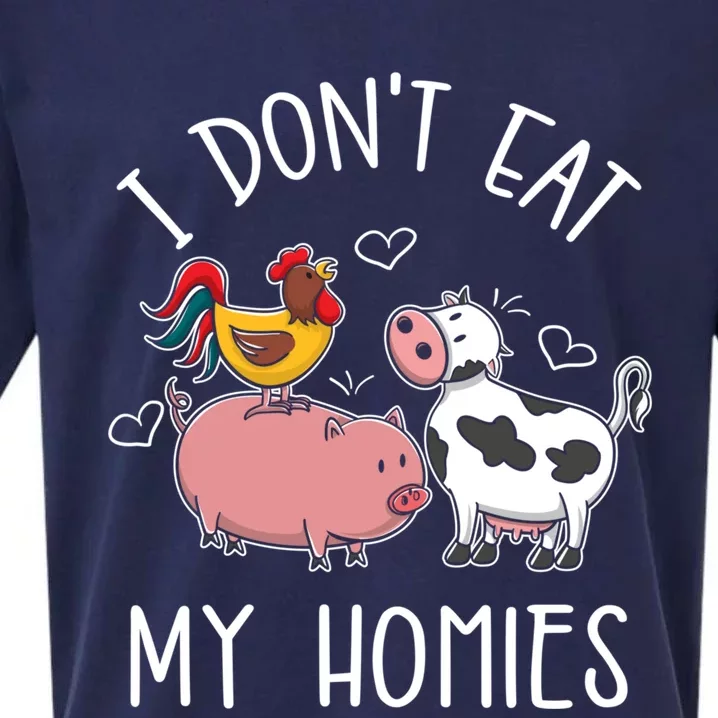 I Dont Eat My Homies Gift Sueded Cloud Jersey T-Shirt