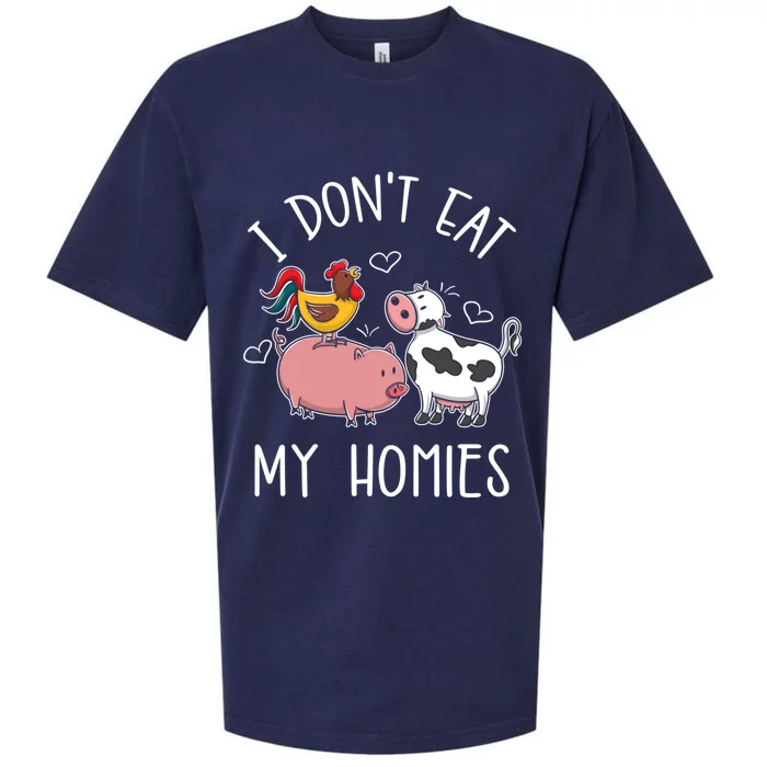 I Dont Eat My Homies Gift Sueded Cloud Jersey T-Shirt