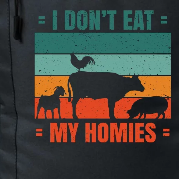 I Don't Eat My Homies Vegan Daily Commute Backpack