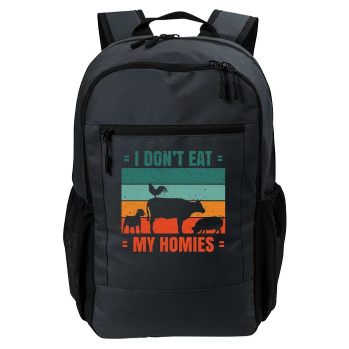 I Don't Eat My Homies Vegan Daily Commute Backpack