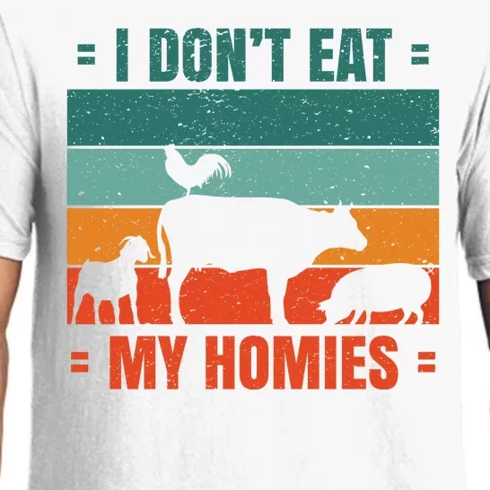 I Don't Eat My Homies Vegan Pajama Set