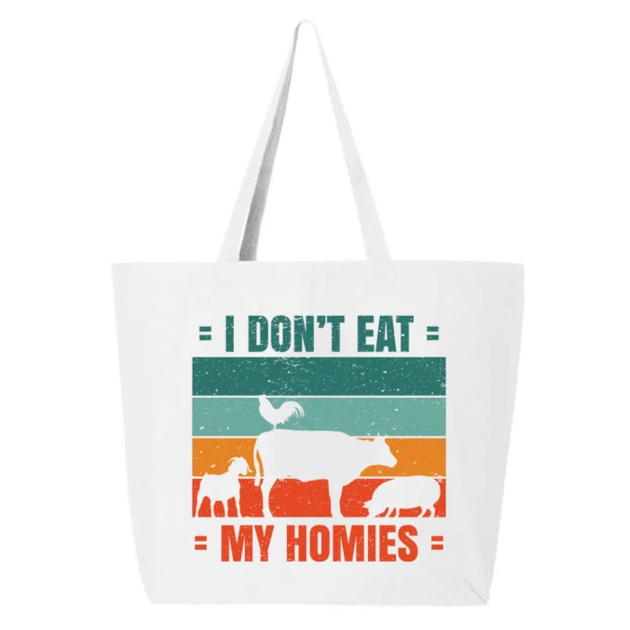 I Don't Eat My Homies Vegan 25L Jumbo Tote