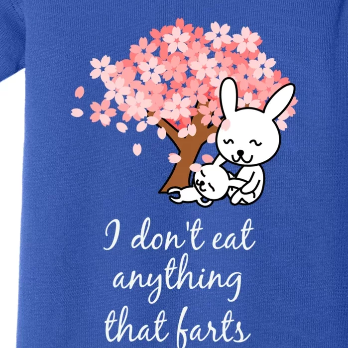 I Don’t Eat Anything That Farts Vegan Gift Baby Bodysuit