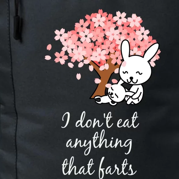 I Don’t Eat Anything That Farts Vegan Gift Daily Commute Backpack