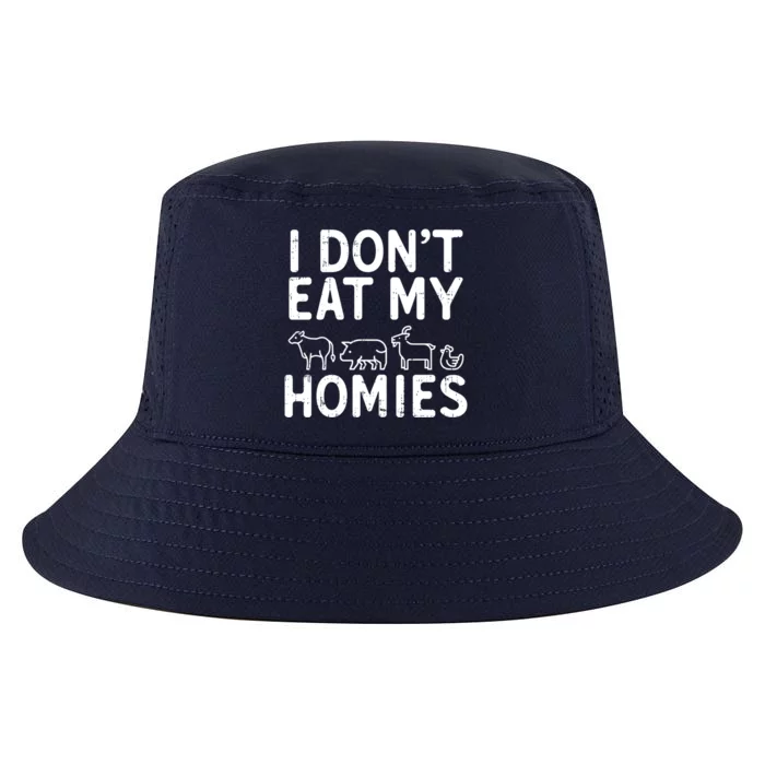 I Dont Eat My Homies Vegan Activism Protest Vegetarian Gift Cool Comfort Performance Bucket Hat