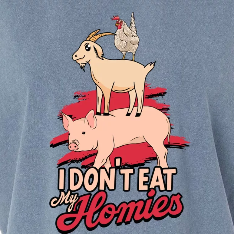 I Dont Eat My Homies Gift Veggies And Plants Keto Diet Food Cute Gift Garment-Dyed Women's Muscle Tee