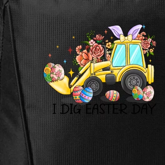 I Dig Easter Day Gift Easter Egg Floral City Backpack