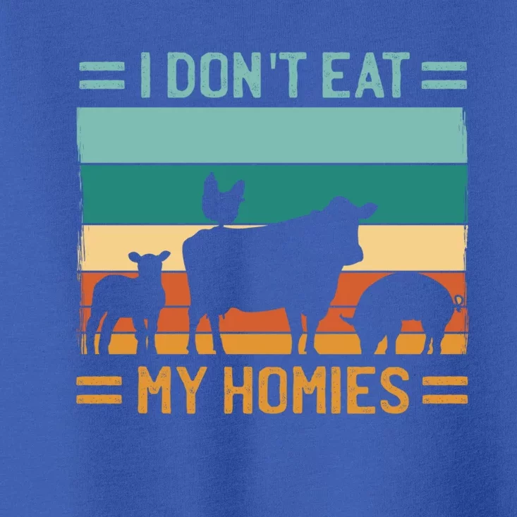 I Don´t Eat My Homies Vegetarian Vegan Cool Gift Toddler T-Shirt