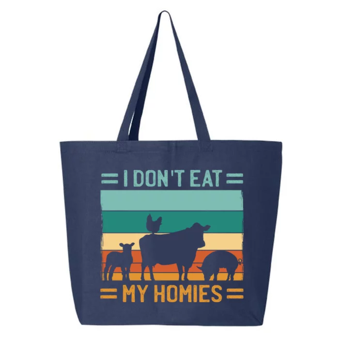 I Don´t Eat My Homies Vegetarian Vegan Cool Gift 25L Jumbo Tote