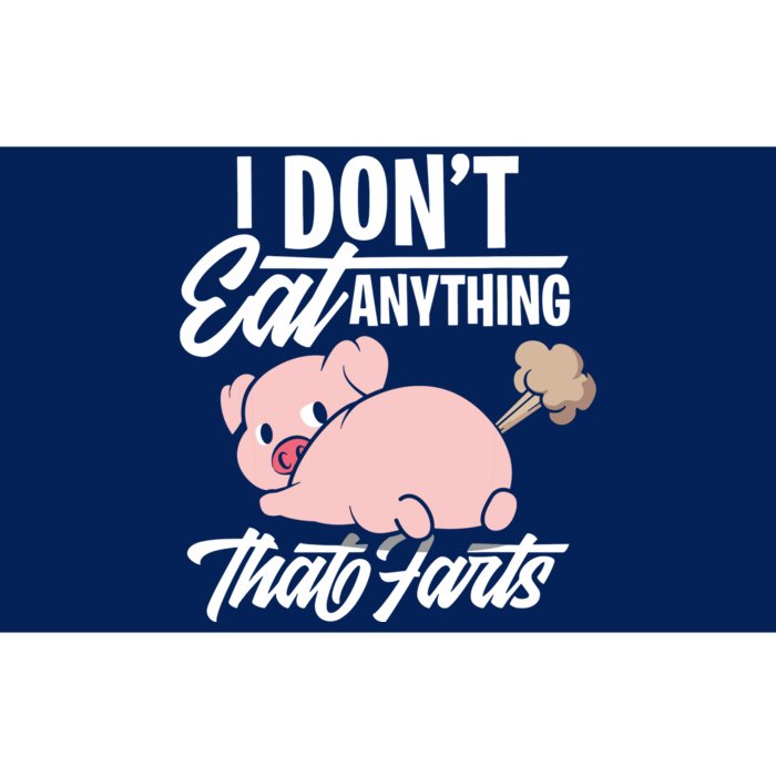 I Dont Eat Anything That Farts Funny Vegan Animal Lover Bumper Sticker