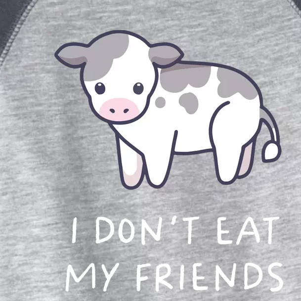 I Dont Eat My Friends Vegetarian Vegan Kawaii Anime Toddler Fine Jersey T-Shirt