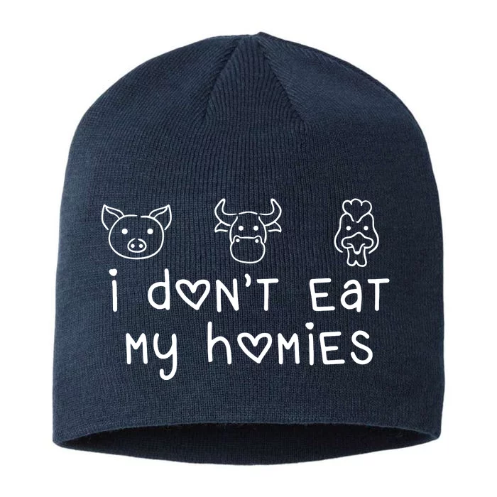 I Dont Eat My Homies Vegan 8 1/2in Sustainable Knit Beanie