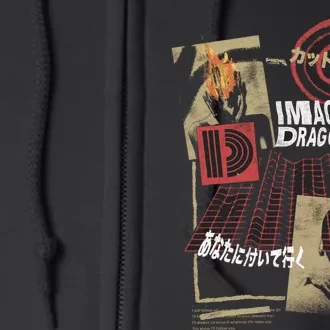 I.M.A.G.I.N.E D.R.A.G.O.N.S Exclusive Japanese Collage Full Zip Hoodie