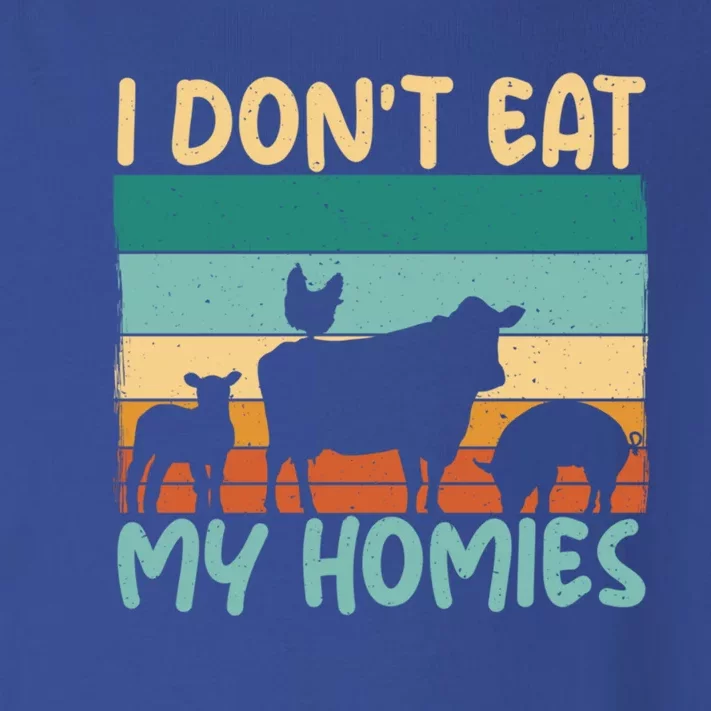 I Dont Eat My Homies Animal Lover Vegetable Lover Gift Toddler Long Sleeve Shirt