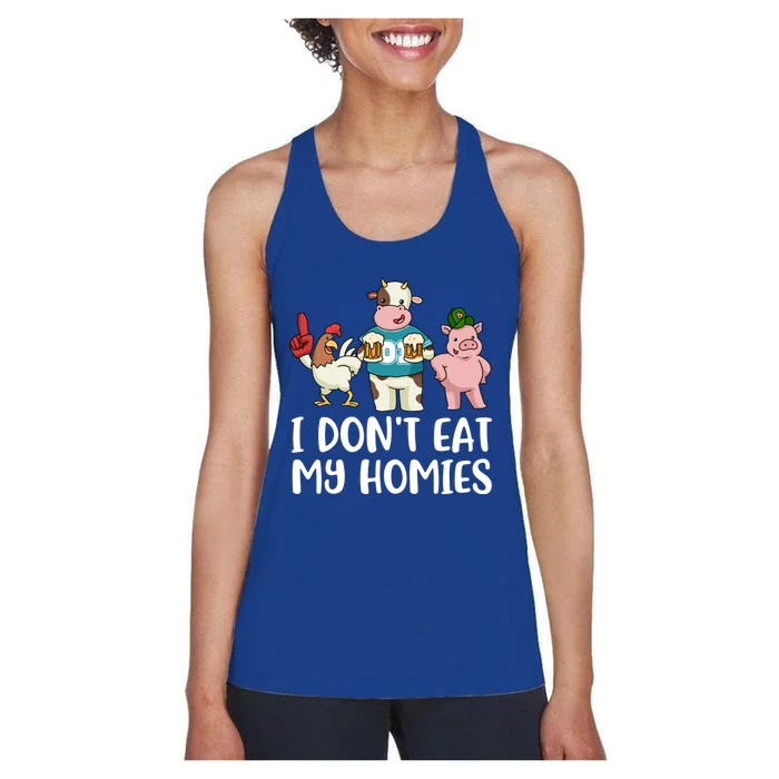 I Dont Eat My Homies Gift Women's Racerback Tank