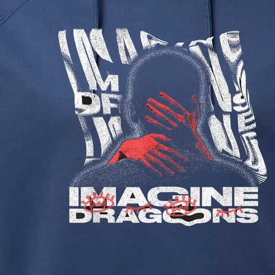 I.M.A.G.I.N.E D.R.A.G.O.N.S Exclusive Warp Hands Performance Fleece Hoodie