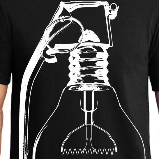 Idea Is A Powerful Weapon Light bulb Grenade Pajama Set