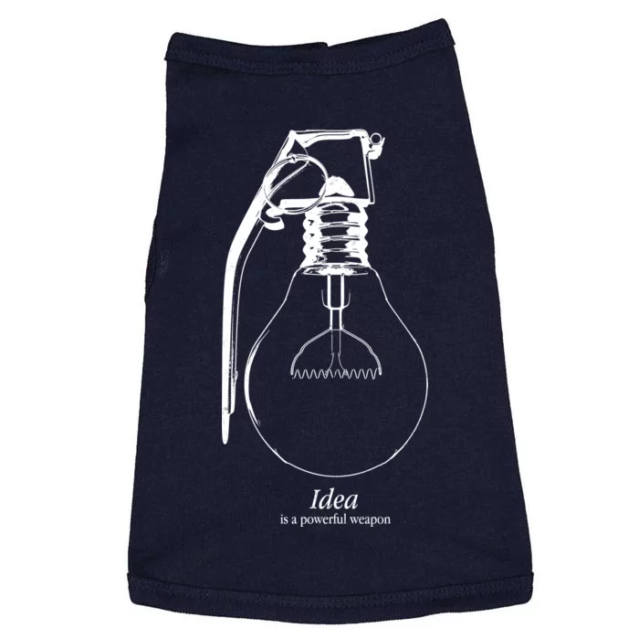 Idea Is A Powerful Weapon Light bulb Grenade Doggie Tank