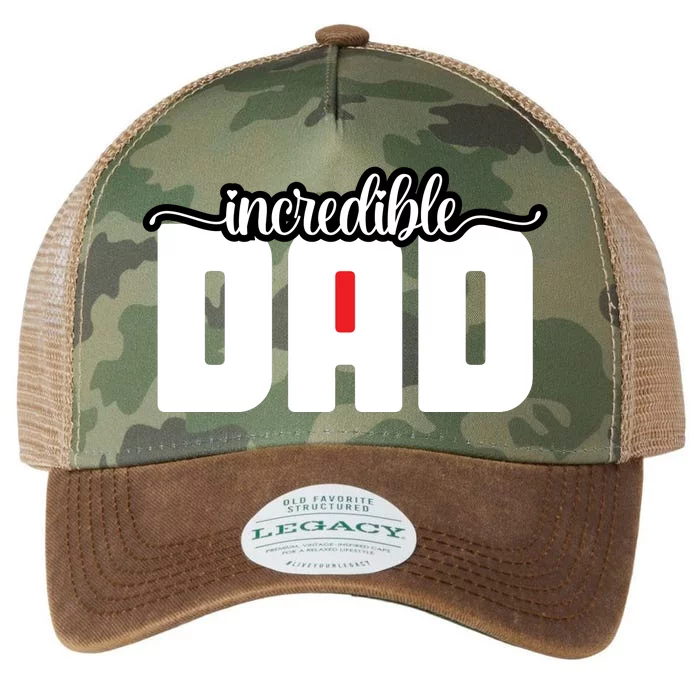 Incredible Dad Funny Dad Gift Father's Day Legacy Tie Dye Trucker Hat