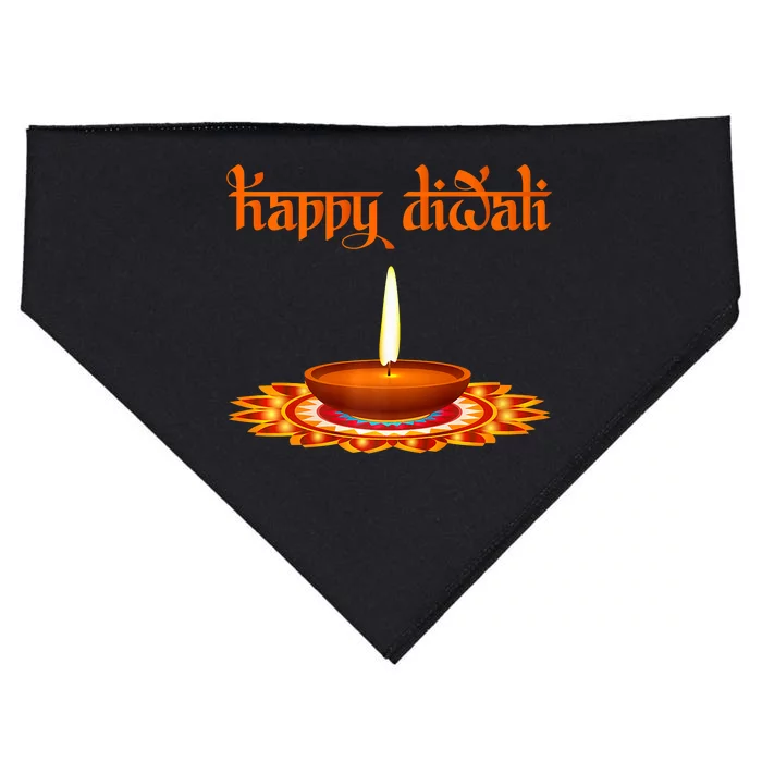 Indian Diwali Festival Happy Diwali Indian Festival Of Light USA-Made Doggie Bandana