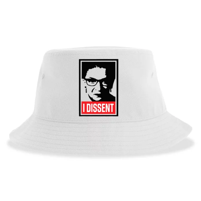 I Dissent Feminist Gifts For Women Sustainable Bucket Hat