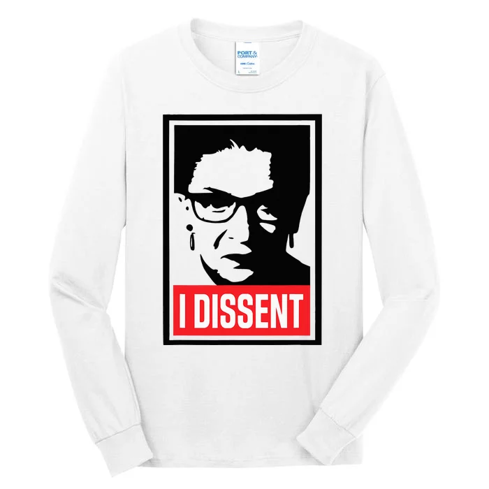 I Dissent Feminist Gifts For Women Tall Long Sleeve T-Shirt