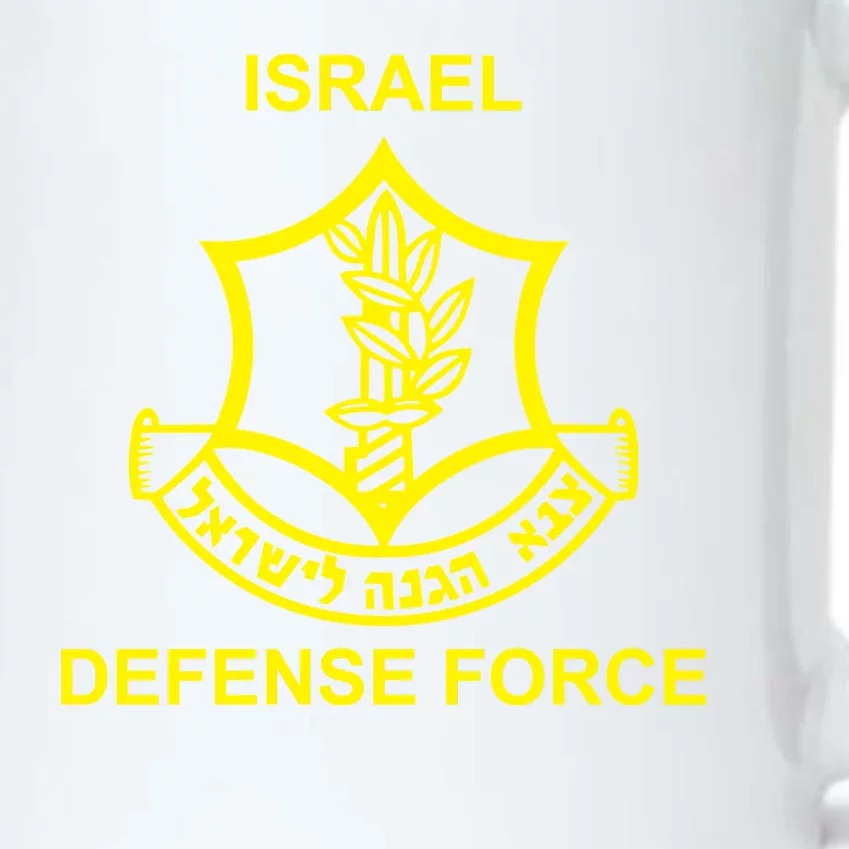 Israel Defense Force Black Color Changing Mug