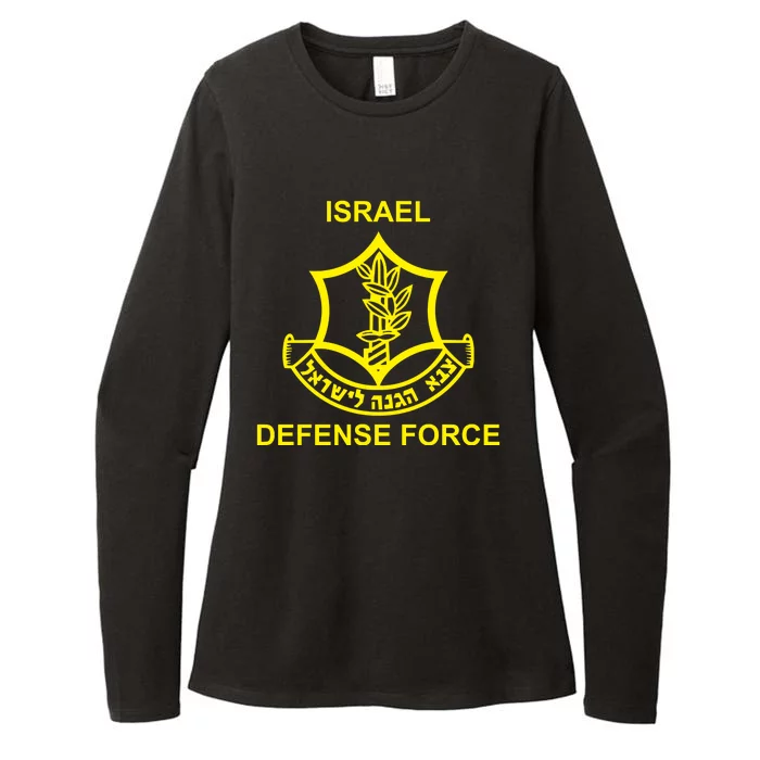 Israel Defense Force Womens CVC Long Sleeve Shirt