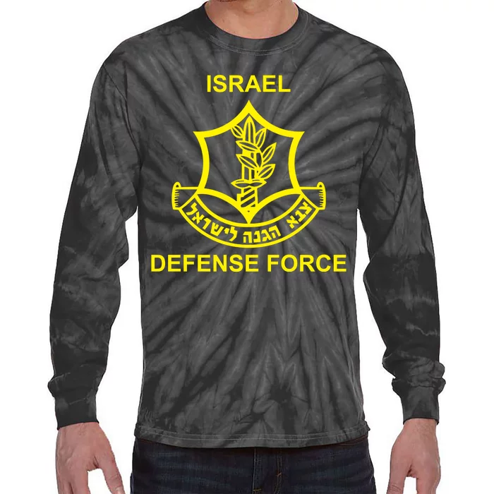 Israel Defense Force Tie-Dye Long Sleeve Shirt