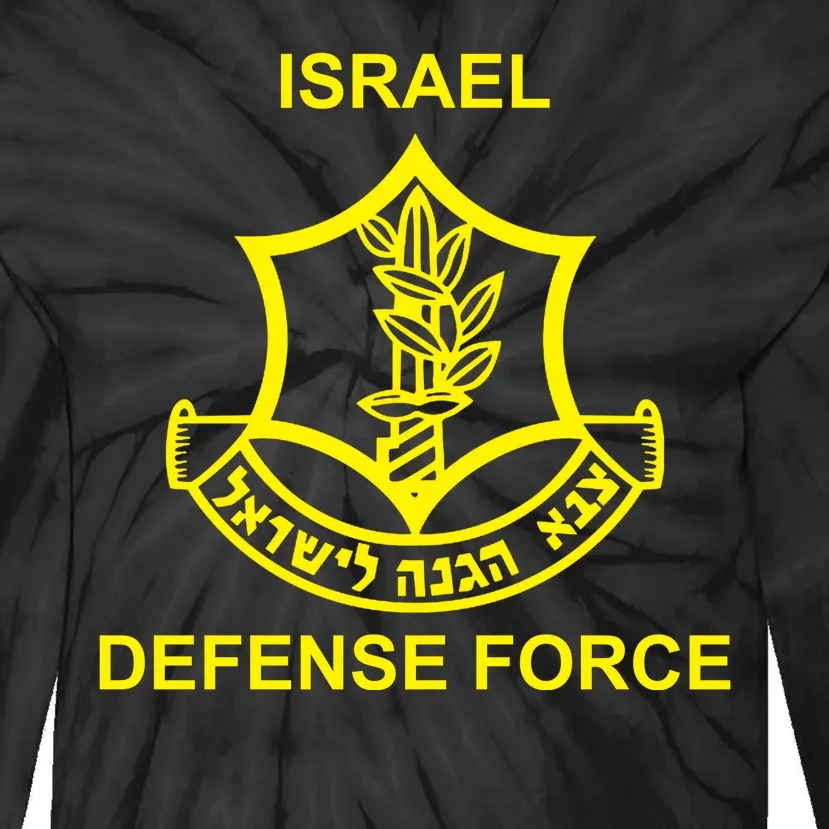 Israel Defense Force Tie-Dye Long Sleeve Shirt