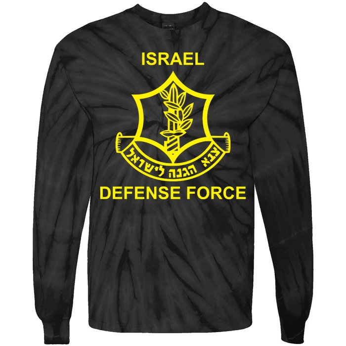 Israel Defense Force Tie-Dye Long Sleeve Shirt