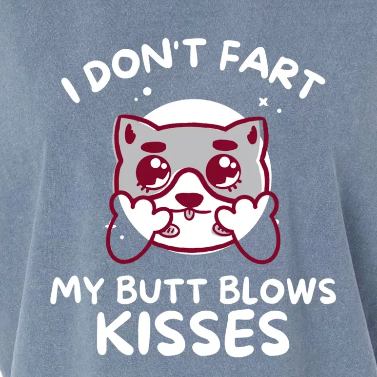 I Don't Fart My Butt Blows Gift Garment-Dyed Women's Muscle Tee