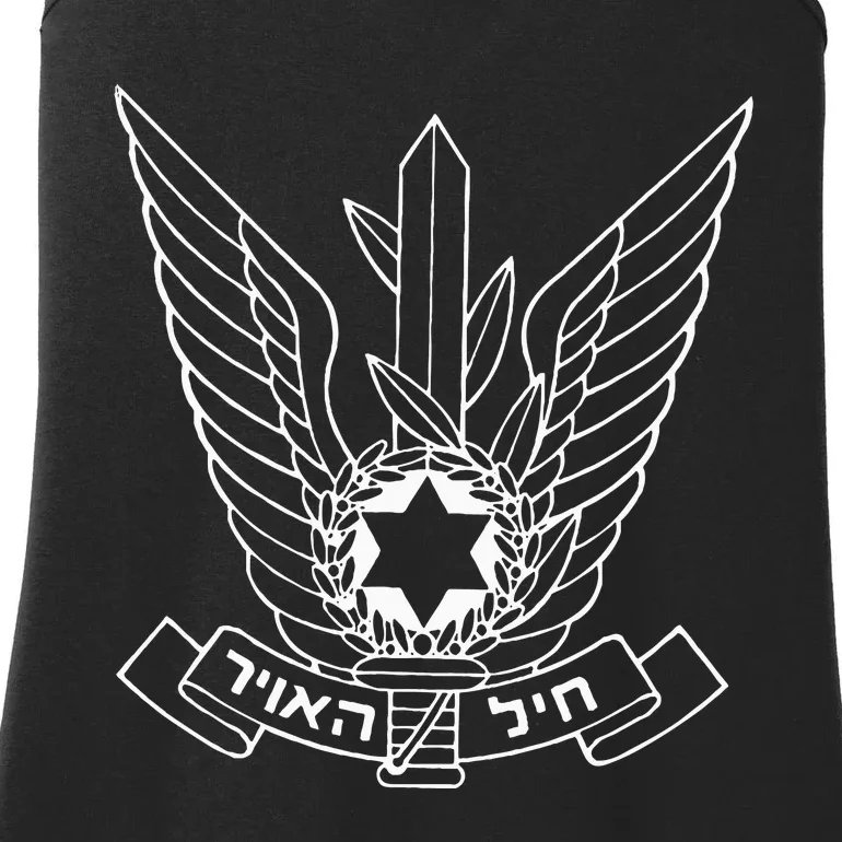 Israeli Defense Force Pilot Fighter Aviation Humor Ladies Essential Tank