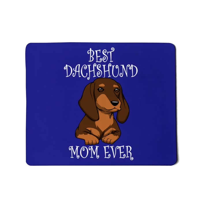 Ironic Dog Funny Dachshund Illustration Funny Gift Mousepad