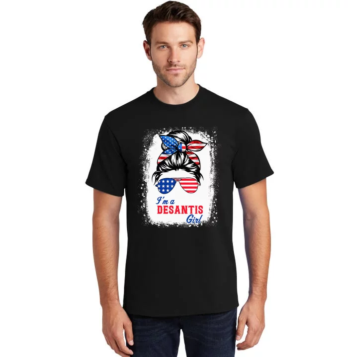 I'm Desantis Florida Governor 2024 US American Flag Tall T-Shirt