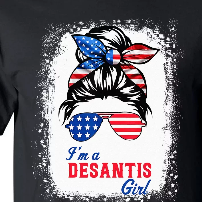 I'm Desantis Florida Governor 2024 US American Flag Tall T-Shirt