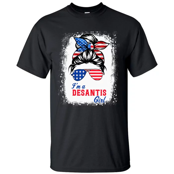 I'm Desantis Florida Governor 2024 US American Flag Tall T-Shirt