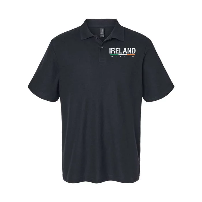 Ireland Dublin Flag Softstyle Adult Sport Polo