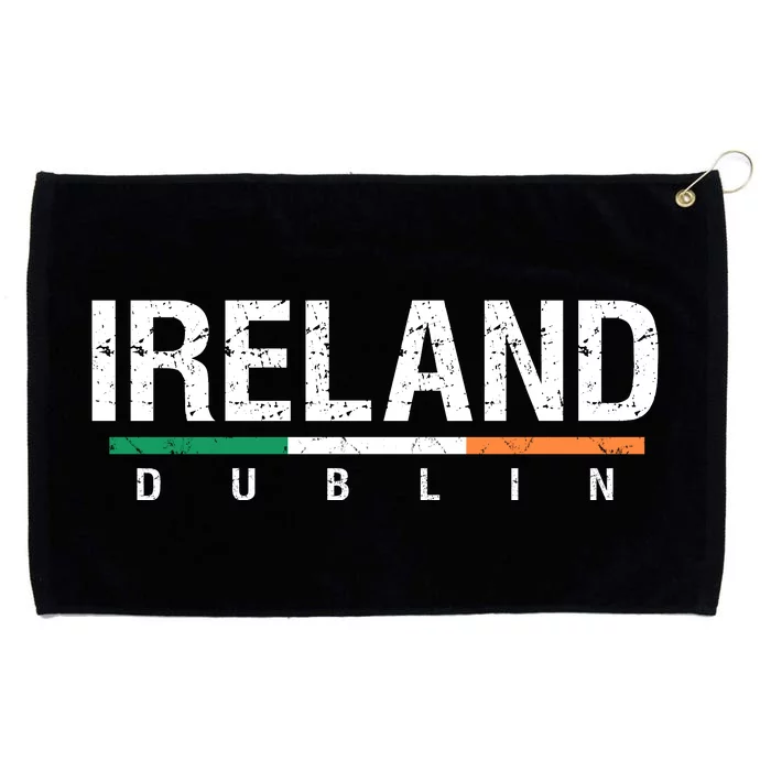 Ireland Dublin Flag Grommeted Golf Towel